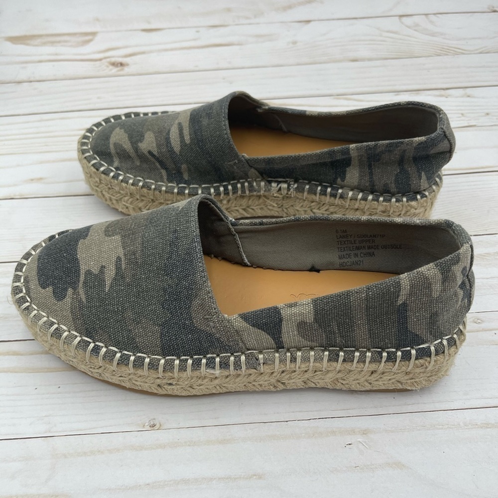 Splendid Laney Womens 6.5 Camo Platform Espadrille - Picture 5 of 8